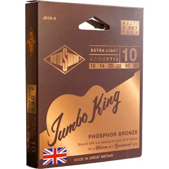 Struna pro kytaru a smyčcový nástroj Rotosound JK10-3 Struny pro akustickou kytaru