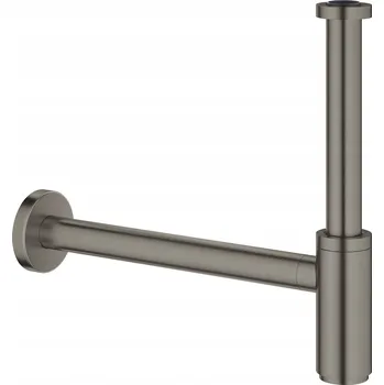 Sifon GROHE umyvadlový sifon barva BRUSHED HARD GRAPHITE (kartáčovaný grafit)