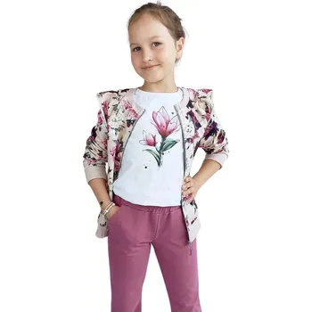 Dívčí mikina made in Italy Dívčí květovaná mikina 25899 Rozměr: 92