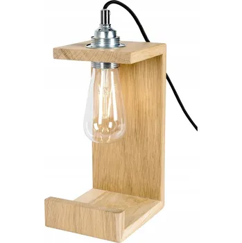 Lampička SPOT Light Dřevěná Stolní Lampa 1xE27 Max.15W Dub Olejovaný FSC