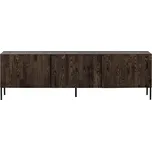 Hnědý TV stolek z borovicového dřeva 180x56x46 cm Bono – WOOOD ID_1823012