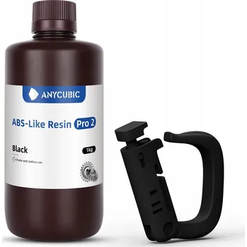 Filament UV Pryskyřice Anycubic Abs-like Pro 2 Black Černá 1kg 1l pro 3D Tiskárnu