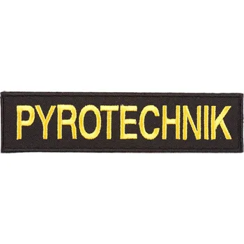 Nášivka Nášivka Pyrotechnik plátek barevná VELCRO
