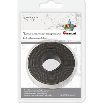 Magnetická páska samolepicí Titanum 437295 15 mm x 2 m