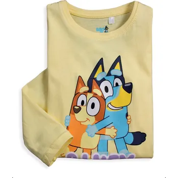Dívčí tričko Dívčí tričko BLUEY FRIENDS žluté Velikost: 92