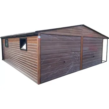 Přístřešek na auto 42D. Plechová garáž 7 x 6 m 7 x 6 m 8017