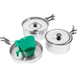Nádobí STAINLESS STEEL pro 2 osoby MIL-TEC