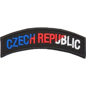 Nášivka Nášivka Czech Republic oblouk barevná VELCRO