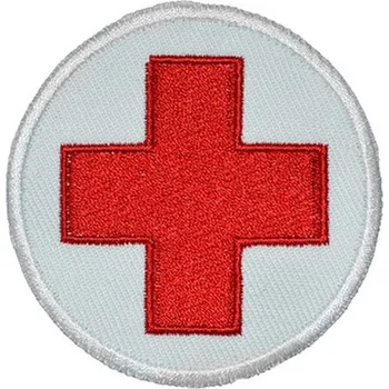 Nášivka zdravotník červený kříž VELCRO