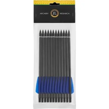Kuše EK Archery Šipky karbonové pro kuši Cobra 7,5" Blue (12ks)