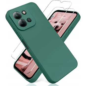 Pouzdro na mobilní telefon Silikonový Pouzdro + 9H SKLO pro Xiaomi Redmi 15C / 15C 5G