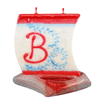 Svíčka Svíčka LOĎKA S PÍSMENEM B