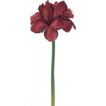 umělá květina umělé květiny, Amarylka větvička „Rabat“ červená 40 cm