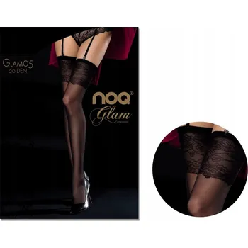 Dámské punčochy Knittex dámské punčochy k podvazkovému pásu polomatné 1 DEN velikost 1/2