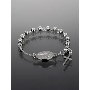 Náramek Prosperk Náramek z chirurgické oceli panenka Marie S1199