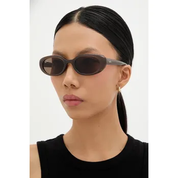Módní doplněk Sluneční brýle Ray-Ban, 53, hnědá, 84X