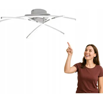 Stropní Svítidlo Rabalux 58,5 x 13 cm stříbrná