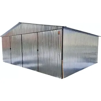 Přístřešek na auto 17. Plechová garáž 6 x 5 m