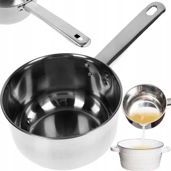 Hrnec RONDELEK RONDELEK S KOVOVOU RUKOJETÍ HRNEK NA MLÉKO UNIVERZÁLNÍ 1L