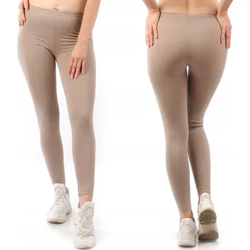 Dámské legíny Dámské dlouhé legíny Legíny LAEMI 461 Béžové XL