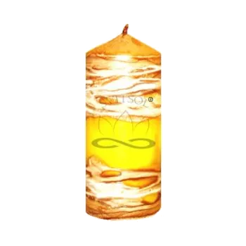 Svíčka Válcová svíčka střední široká SVITSOL – citronella, ruční výr...