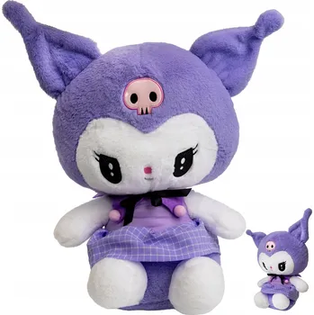plyšák HELLO KITTY plyšová KUROMI fialová plyšová hračka hračka 45 cm MEDVÍDEK
