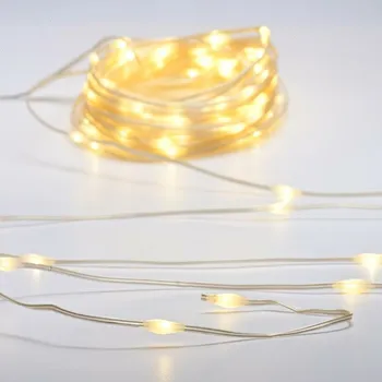 Venkovní osvětlení ACA Lighting SKIN LINE 300 LED řetěz WW 220-240V 8 programů IP44 délka 30m 2m čirý kabel X0430012261