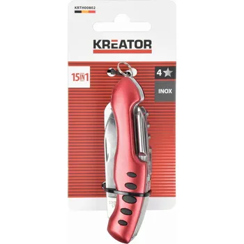Multifunkční nůž Kreator KRTH00802 - Kapesní nůž 15 funkcí