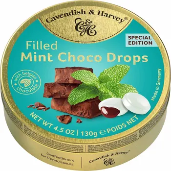 Bonbon Cavendish & Harvey Confectionery GmbH Cavendish & Harvey Filled Mint Choco Drops 130g
