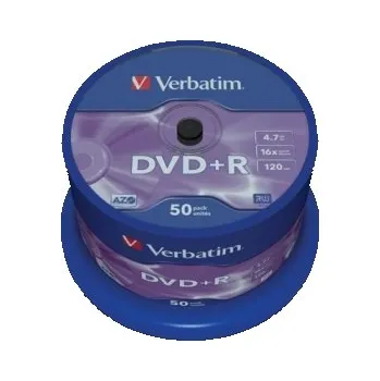 Optické médium DVD+R Verbatim 16x spindl po 50ks