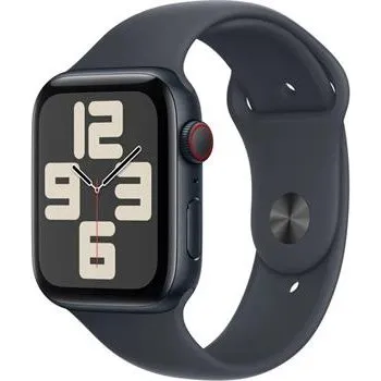 Chytré hodinky Apple Watch SE (2024) Cellular 40mm Temně inkoustový hliník s inkoustovým sportovním řemínkem M/L