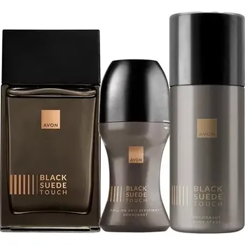 Pánský parfém AVON Cosmetics, spol. s r.o. Sada Black Suede Touch