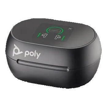 Sluchátka Poly Voyager Free 60+ MS Teams bluetooth headset, BT700 USB-C adaptér, dotykové nabíjecí pouzdro, černá