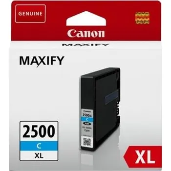 Canon ink. náplň PGI-2500XL C azurová