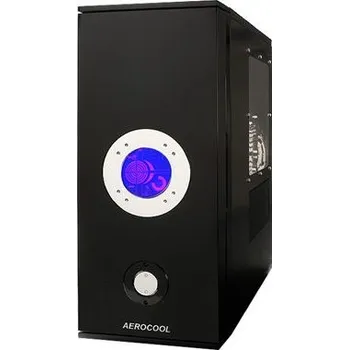 PC skříň AEROCOOL CoolView, ATX/BTX bez zdroje, Černá, 2xUSB2.0 1xFir