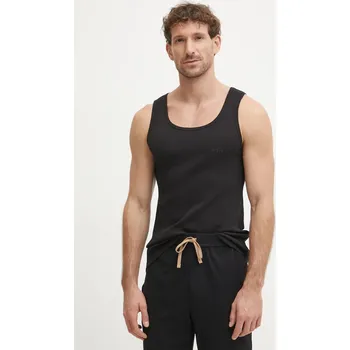 Bavlněné tričko BOSS TankTop3P RibClassic 3-pack černá barva, 50542132 99X, vel. L