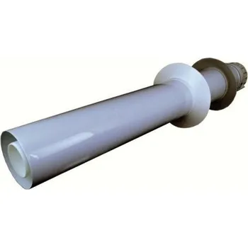 Kouřovod odkouření Regulus - trubka do zdi 0,86 m, 60/100 PP/plech (4677)