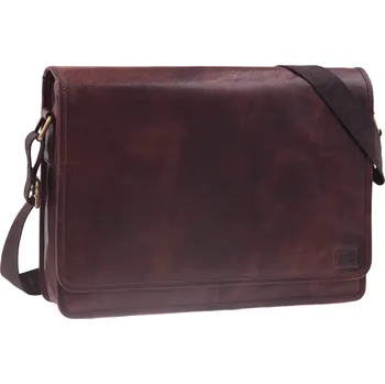 Sendi Design Pánská kožená messenger taška Sendi VERON hnědá