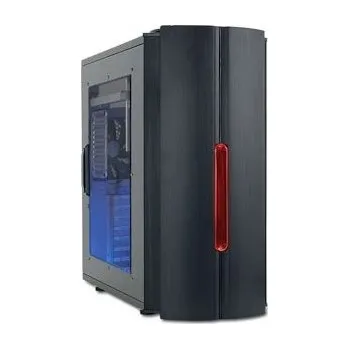 PC skříň CoolerMaster case Mystique 632,ATX,black,bez zdroje, průh.bok full ALU