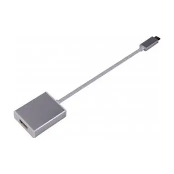 Video kabel LMP adaptér USB-C to HDMI 2.0 Ultra HD 4K 60Hz Silver