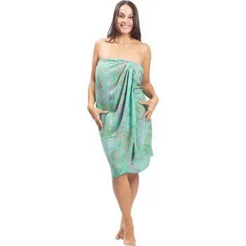Šátek Sarong BALI BATIK zelený XVII.