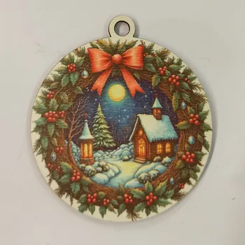 Vánoční dekorace Vánoční výřez baňka - vánoční obrázek č.5