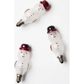 Žárovka Žárovka Sněhulák bílý 20V/0,1A, balení 36 ks