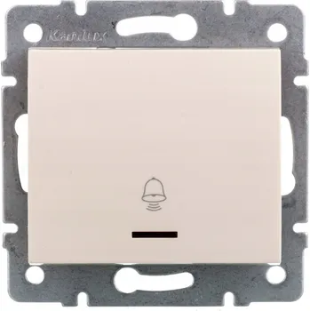 vypínač Jednopólový vypínač Klasik Kanlux krémový 25135