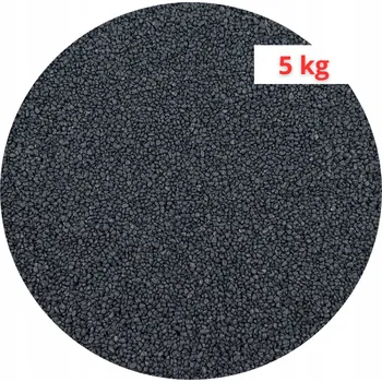 Barevný křemičitý písek 5 kg, zrnitost 0,8-1,2 mm, odstín 7024 Antracit
