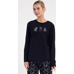 Vienetta Dámské pyžamo dlouhé Isabela: tmavě modrá L