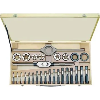 Ruční nářadí NÁSTROJE CZ kazeta W2-II NO W1/2"-W1" závitníky sadové; závitové čelisti; vratidla - CZZ311-100