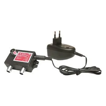 Anténní zesilovač Ivo I100 IEC aktivní rozbočovač na 2 TV se zdrojem 12V