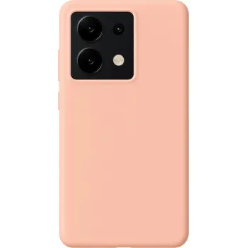 Pouzdro na mobilní telefon Silicone Lite case pro Xiaomi Redmi Note 13 Pro 4G peach