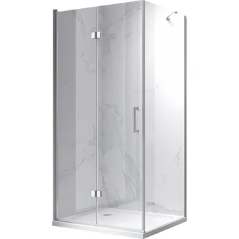 BPS-koupelny Obdélníkový sprchový kout HYD-OK20D 100x80 chrom/transparent - bez vaničky